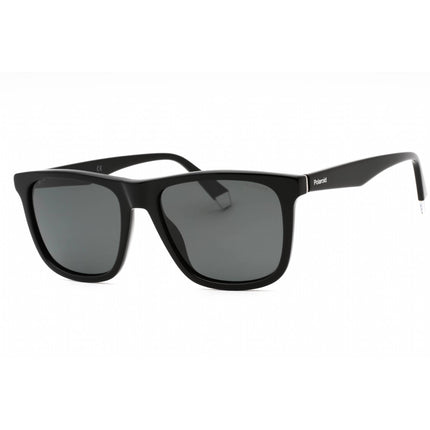 Polaroid Core Men's Sunglasses - Black Rectangular Full Rim | PLD 2102/S/X 0807 M9 ,