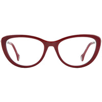 Carolina Herrera Women's Eyeglasses - Burgundy Plastic Cat Eye Frame | CH 0021 0LHF ,