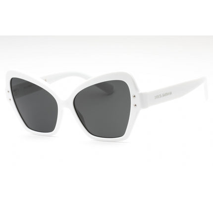 Dolce & Gabbana Women's Sunglasses - White Plastic Cat Eye Frame | 0DG4463 331287 ,