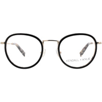 Kendall + Kylie Women's Eyeglasses - Black Round Frame Demo Lens | KKO115 RYAN 10 ,