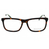 Gant Men's Eyeglasses - Dark Havana Plastic Rectangular Full Rim Frame | GA3294 052 ,
