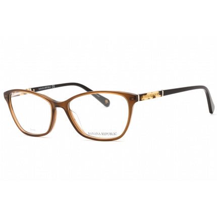 Banana Republic Women's Eyeglasses - Brown Cat Eye Plastic Frame | BREE 009Q 00 ,