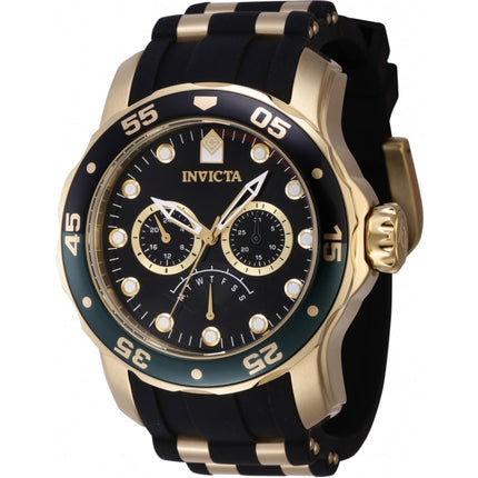 Invicta Men's Quartz Watch - Pro Diver Black and Green Bezel Two Tone Strap | 46969 ,