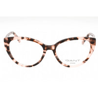 Gant Women's Eyeglasses - Coloured Havana Plastic Cat Eye Full Rim Frame | GA4126 055 ,
