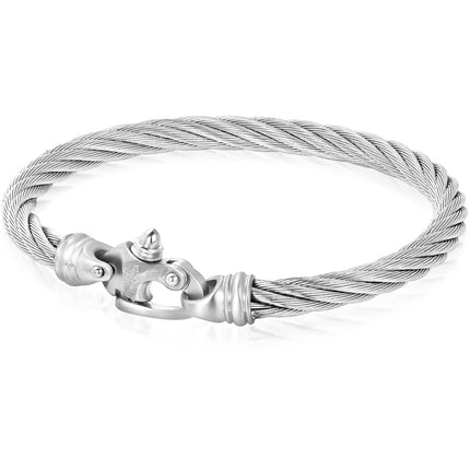 Invicta Men's Bracelet - Fancy Clasp Silver Stainless Steel, Extra Large | B8571-XL ,