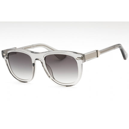 Police Men's Sunglasses - Grey Plastic Oval Frame Smoke Gradient Lens | SPLL87 03GU ,