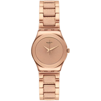 Swatch Women's Watch - Irony Full Rose Swiss Quartz Stainless Steel Bracelet | YSG163G ,