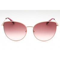 Longchamp Women's Sunglasses - Rose Gold Metal Cat Eye Full Rim Frame | LO158S 729 ,
