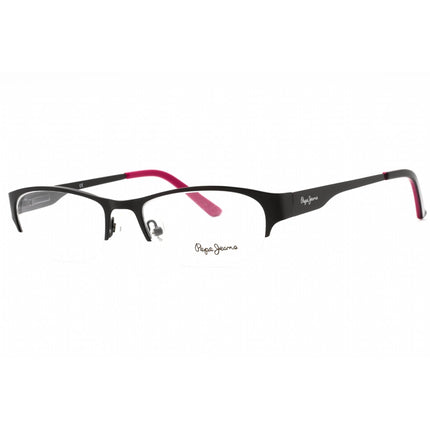 Pepe Jeans Women's Eyeglasses - Black Metal Oval Half Rim Frame | PJ1114 C1 ,