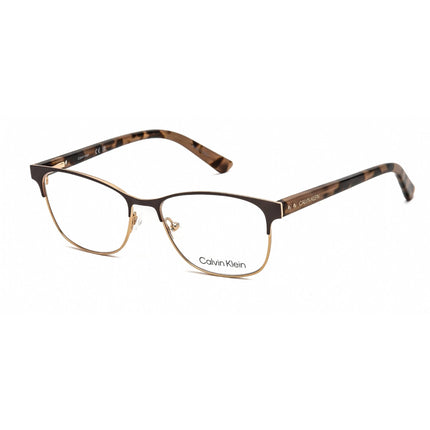 Calvin Klein Women's Eyeglasses - Brown Metal Cat Eye Full Rim Frame | CK19305 200 ,