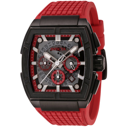 Invicta Men's Watch - S1 Rally Quartz Chrono Black and Red Dial Silicone Strap | 44887 ,