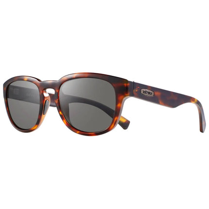 Revo Unisex Sunglasses - Zinger Matte Tortoise Plastic Full Rim Frame | 1054 02 GY ,