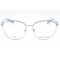 Cole Haan Women's Eyeglasses - Silver Metal Full Rim Oval 55mm Frame | CH5045 040 ,
