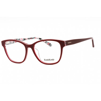 Bebe Women's Eyeglasses - Ruby Full Rim Cat Eye Frame Clear Demo Lens | BB5184 601 ,