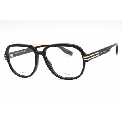 Marc Jacobs Men's Eyeglasses - Black Plastic Pilot Full Rim Frame | MARC 638 0807 00 ,