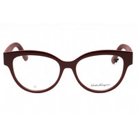 Salvatore Ferragamo Women's Eyeglasses - Burgundy Cat Eye Full Rim Frame | SF2957E 601 ,