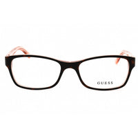 Guess Women's Eyeglasses - Havana Acetate Rectangular Full Rim Frame | GU2591 056 ,