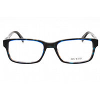 Guess Men's Eyeglasses - Blue Plastic Rectangular Shape Full Rim Frame | GU1906 92 ,