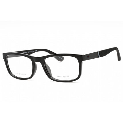 Tommy Hilfiger Men's Eyeglasses - Black Plastic Rectangular Frame | Th 1522 0807 00 ,