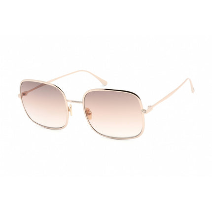 Tom Ford Women's Sunglasses - Shiny Rose Gold Frame Gradient Brown Lens | FT0865 28F ,