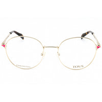 Tous Women's Eyeglasses - Light Gold Metal Round Shape Full Rim Frame | VTO448 0492 ,