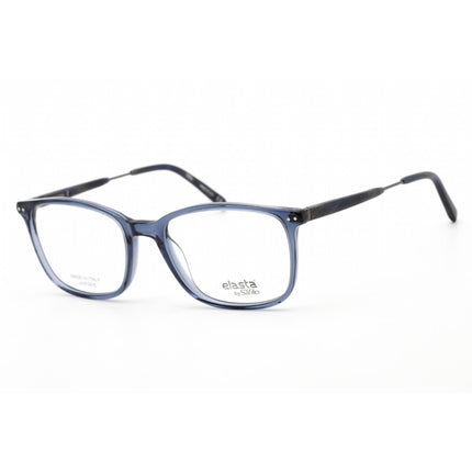 Elasta Men's Eyeglasses - Blue Gray Plastic Full Rim Rectangular Frame | 1642 0XW0 00 ,