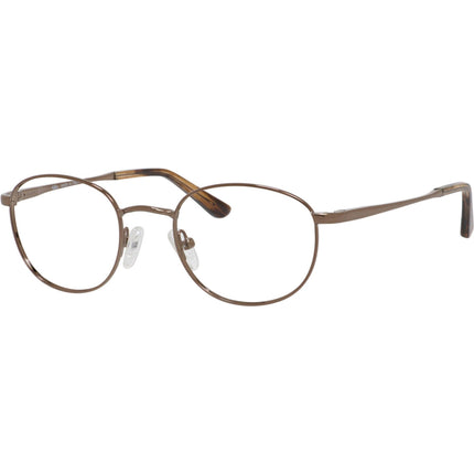 Elasta Men's Eyeglasses - Brown Full Rim Rectangular Demo Lens Frame | E 7209 0JYS ,