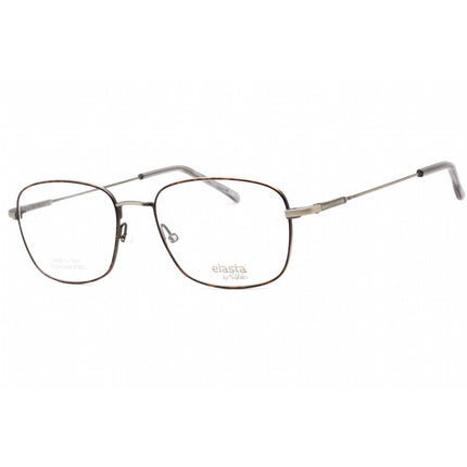 Elasta Men's Eyeglasses - Havana Grey Full Rim Rectangular Frame | E 7234 0AB8 00 ,