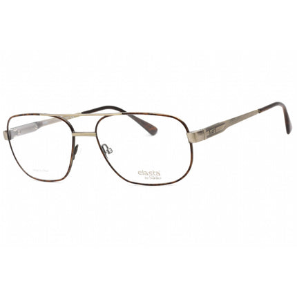 Elasta Men's Eyeglasses - Havana Grey Metal Full Rim Frame | E 3121 0AB8 00 ,