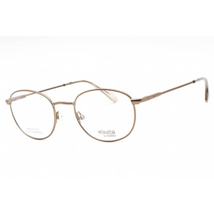 Elasta Men's Eyeglasses - Light Brown Full Rim Oval Clear Lens Frame | 7226 0TUI 00 ,