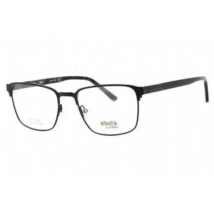 Elasta Men's Eyeglasses - Matte Black Acetate/Metal Square Frame | E 3124 0003 00 ,