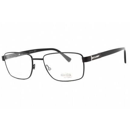 Elasta Men's Eyeglasses - Matte Black Full Rim Rectangular Frame | E 7237 0003 00 ,