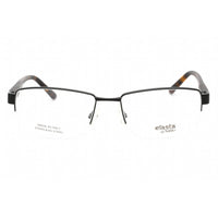 Elasta Men's Eyeglasses - Matte Black Half Rim Rectangular Frame | E 3122 0003 00 ,