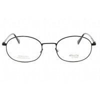 Elasta Men's Eyeglasses - Matte Black Metal Full Rim Oval Shape Frame | E 7247 0003 00 ,
