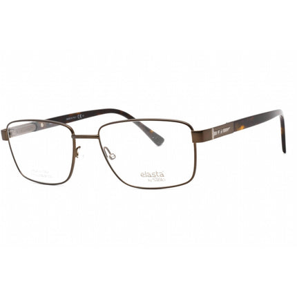 Elasta Men's Eyeglasses - Matte Brown Acetate/Metal Rectangular Frame | E 7237 04IN 00 ,