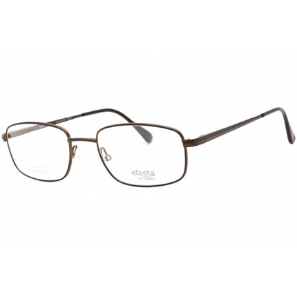 Elasta Men's Eyeglasses - Matte Brown Full Rim Rectangular Frame | E 7240 04IN 00 ,