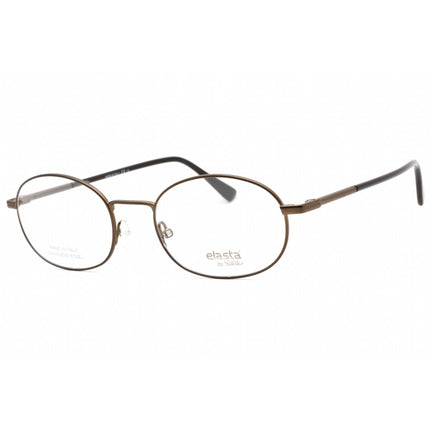 Elasta Men's Eyeglasses - Matte Brown Metal Full Rim Oval Shape Frame | E 7247 04IN 00 ,