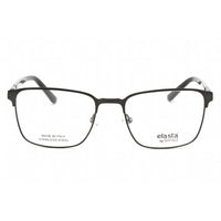 Elasta Men's Eyeglasses - Matte Grey Metal Square Full Rim Frame | E 3124 0FRE 00 ,