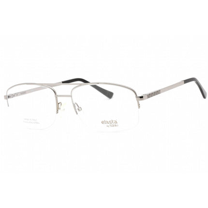 Elasta Men's Eyeglasses - Ruthenium Metal Half Rim Frame | E 7246 06LB 00 ,