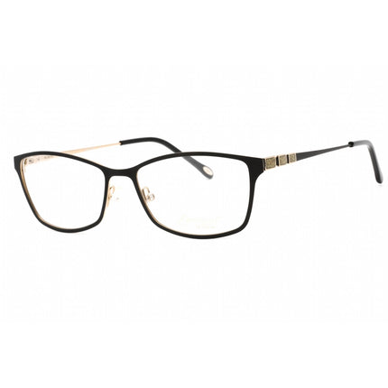 Emozioni Women's Eyeglasses - Black Gold Full Rim Cat Eye Frame | EM 4416 02M2 00 ,