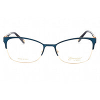 Emozioni Women's Eyeglasses - Blue Gold Full Rim Cat Eye Metal Frame | EM 4389 0KY2 00 ,