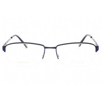 Emozioni Women's Eyeglasses - Blue Metal Half Rim Rectangular Frame | EM 4405 0PJP 00 ,