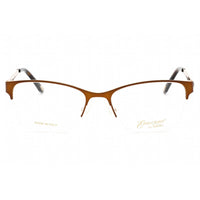 Emozioni Women's Eyeglasses - Brown Gold Half Rim Cat Eye Frame | EM 4407 0FG4 00 ,