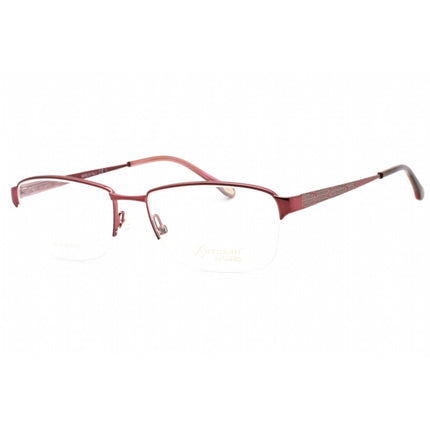 Emozioni Women's Eyeglasses - Plum Burgundy Metal Rectangular Frame | EM 4405 05BR 00 ,