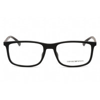 Emporio Armani Men's Eyeglasses - Black Full Rim Rectangular Frame | 0EA3135F 5063 ,