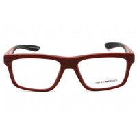 Emporio Armani Men's Eyeglasses - Matte Bordeaux Rectangular Frame | 0EA3220U 5261 ,