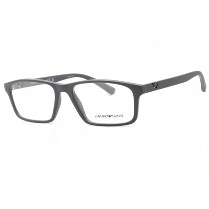 Emporio Armani Men's Eyeglasses - Matte Grey Plastic Full Rim Frame | 0EA3213 5126 ,