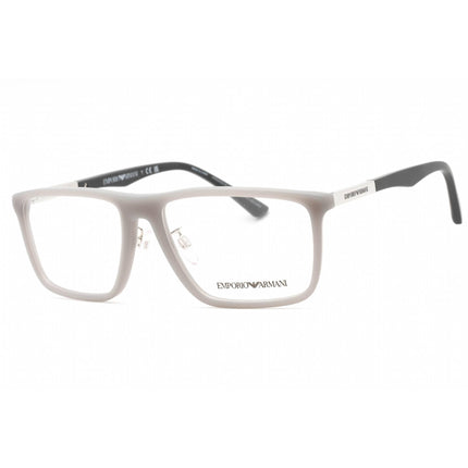 Emporio Armani Men's Eyeglasses - Matte Grey Plastic Full Rim Frame | 0EA3221F 5126 ,