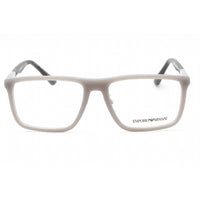 Emporio Armani Men's Eyeglasses - Matte Grey Plastic Full Rim Frame | 0EA3221F 5126 ,