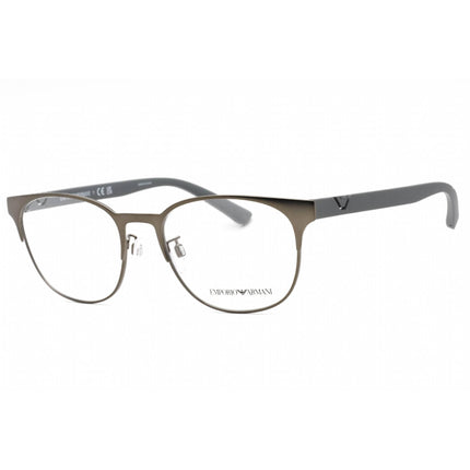 Emporio Armani Men's Eyeglasses - Matte Gunmetal Full Rim Round Frame | 0EA1139 3003 ,
